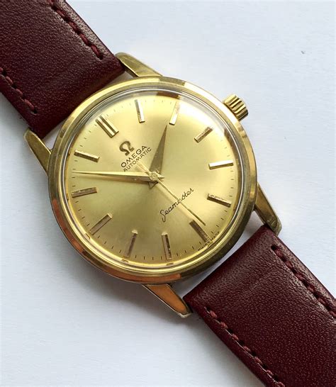 omega seamaster automatic gold.